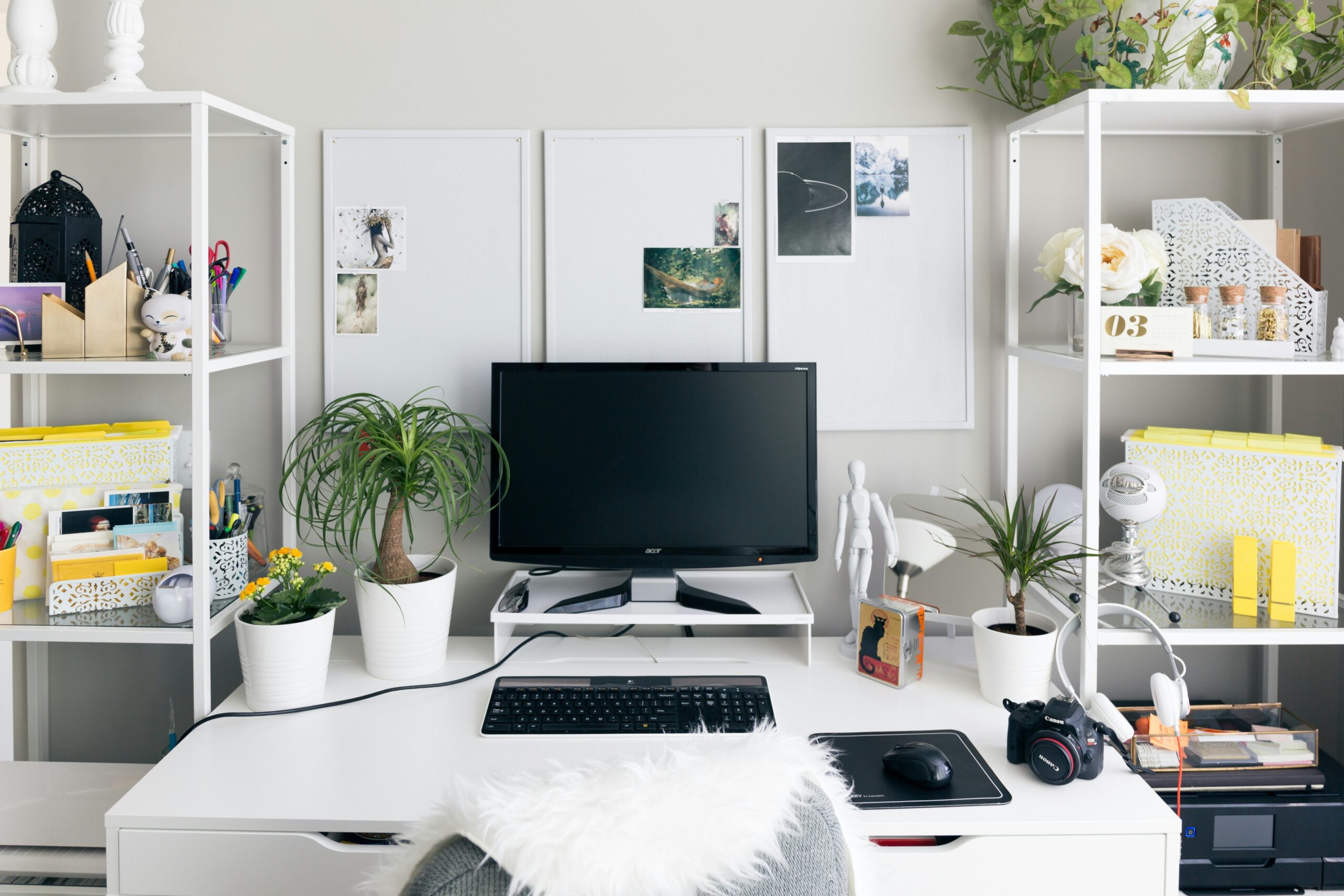 A cluttered desk symbolizing disorganized finances